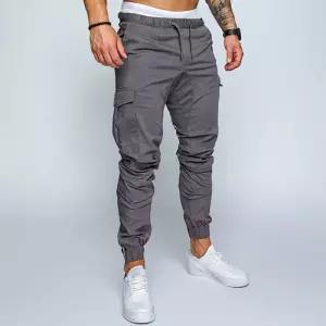 남성 캐주얼 밴딩 스트릿 조거 카고팬츠 IS-PA12