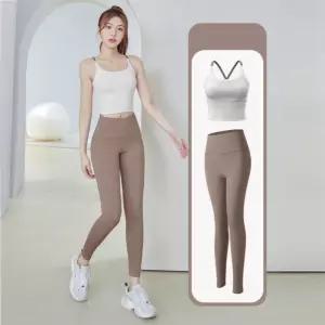 프리미엄 여성 헬스복 세트 필라테스 트레이닝 요가복