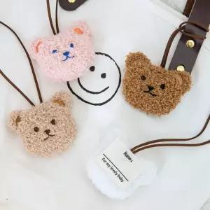 곰돌이 네임택 이름표 가방키링 4color LM-0768