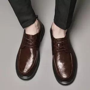 남성 2컬러 클래식 청키솔 신사용 캐주얼 로퍼더비슈즈 비지니스 남자화 캐주얼화 단화 컴포트화 구두