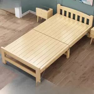 1인 침대프레임 접이식 나무 원룸 평상 기숙사 깔판 사무실