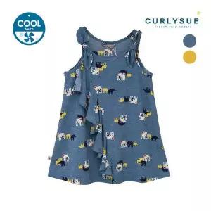 [국내매장 정품] CURLYSUE [컬리수] 엘리 플라워원피스 (냉장고원단) 648105