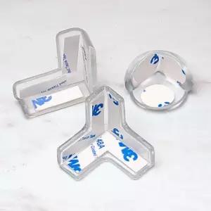 3M 투명 실리콘 모서리 보호대 안전 가드 모서리보호대 쿠션 원형 코너 책상 몰딩