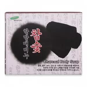 (set)케이스 한방 때비누(참숯)110g 8개