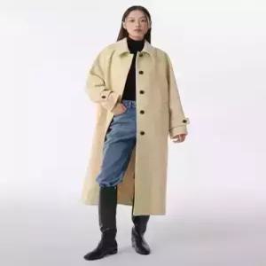 musinsastandardwoman 우먼즈 캐시미어 블렌드 발마칸 로브 코트 버터