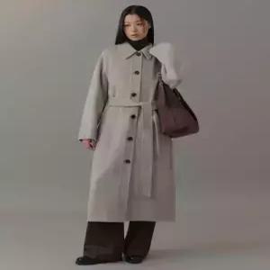 musinsastandardwoman 우먼즈 캐시미어 블렌드 핸드메이드 발마칸 로브 코트 오트밀