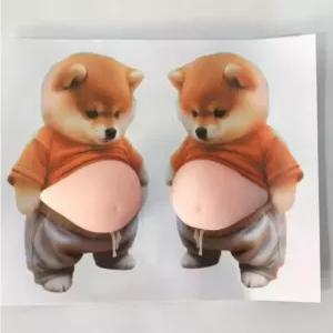 스티커 도어 도어가드 자동차 문콕방지 보호 1쌍 시바견