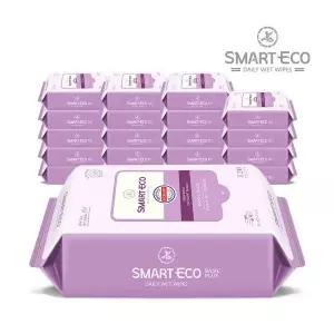 스마트에코 아기물티슈 베이직플러스 120매 X 20팩 리필형 235446