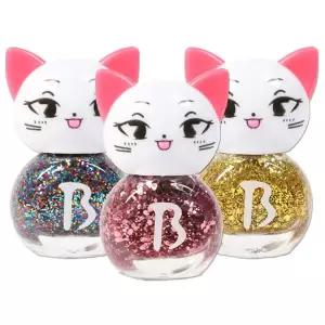 바블리 냥이 어린이 매니큐어 3종 세트, C, 1개