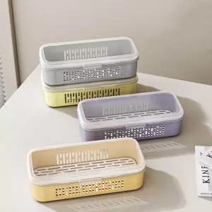 물빠짐 수저통 식기 수납함 젓가락 수저케이스 두껑 수저함 식기건조대