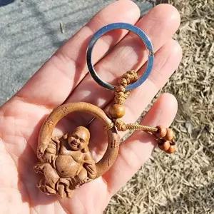 복숭아나무 포대화상 키링