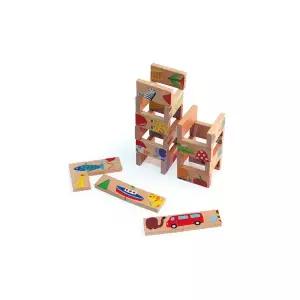 그림맞추기 도미노 블록 원목블록 도미노게임 2268708 J