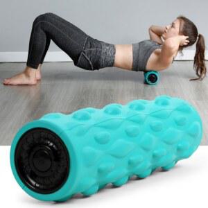 전동 폼롤러 진동 마사지기 리프트 라라스타 대형 부드러운 2합1 전기요가 남녀 낭야