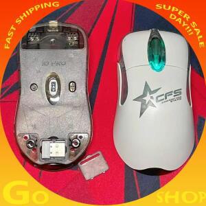 IO1.1 프로 무선 2.4g 마우스 RGB 컴퓨터 액세서리 데스크탑 노트북 PC용 매트 밝은 질감 USB 게이밍 커스