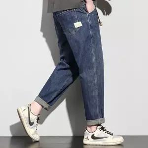 남자 편한 배기핏 청바지 봄가을 와이드 조거 데님팬츠 캐주얼 긴바지 힛템