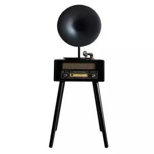 빈티지 축음기 블루투스 엔틱 거실 미국 유럽식 나팔