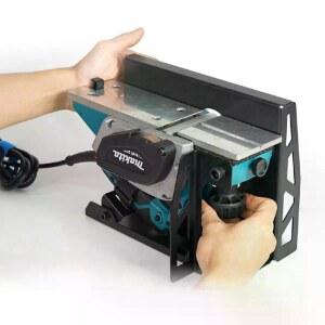 전기 대패 브래킷 목공 자동대패 스틸 절약 목수 수작업 10인치 절단기 자동 모델