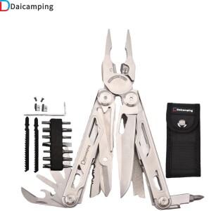 다이캠핑 DL30 DL301 DL25 캠핑 EDC 스크류드라이버 플라이어 세트 다기능 멀티툴 핸드 멀티툴 접이식 멀티