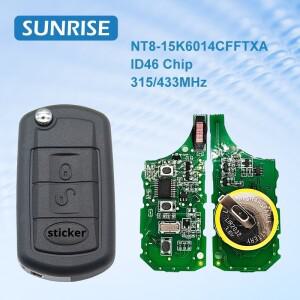 랜드로버 스포츠 레인지로버 디스커버리 3용  리모컨 자동차 키 ID46칩 315/433MHz NT8-15K6014CFFTXA (스