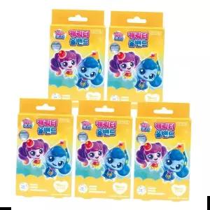 캐릭터반창고 캐치티니핑 캐릭터 올밴드 16매입 (원형) x 주사 5개