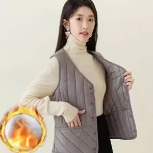 베이직 여성 경량 패딩 조끼 퀼팅 여성 누빔 조끼 간절기