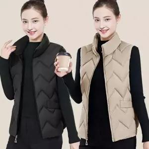 초경량 여자 경량 패딩 조끼 레이어드 여성 퀼팅 패딩 조끼