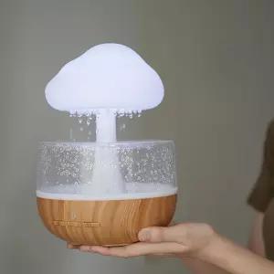 빗소리가습기 비구름 무드등 수면 조명 야간등 물멍 구름