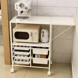 이동식 조리대 주방 보조 테이블 선반 바퀴 미니 홈바