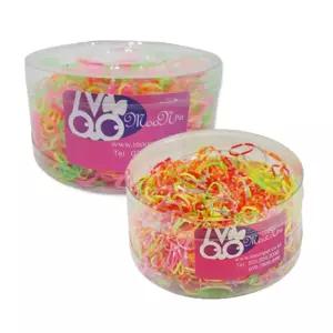 형광컬러 반려동물 미용 고무줄 5색 비숑헤어핀 예쁜삔 삔 니트핀