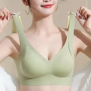 브라 심리스브라 햄라인브라 푸쉬업브라 노와이어브라 심리스 노와이어 브라렛 편한 무봉제