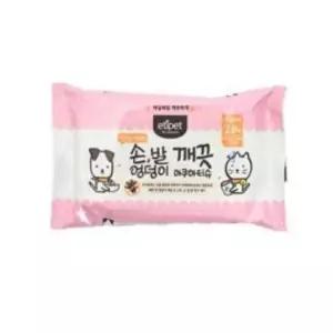 고양이 목욕 산책 향균 냥이 물티슈 10봉 아깽이 캣