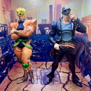 재고 있음 오리지널 반프레스토 모메트리아 죠죠의 기묘한 모험 죠타로 쿠조 디오 브란도 22cm 피규어 애니