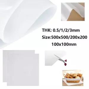 두꺼운고무판 패드 고온 저항 실리콘 고무 시트 화이트 투명 매트 가스켓 05mm 1mm 2mm 3mm 특이한 냄새 수