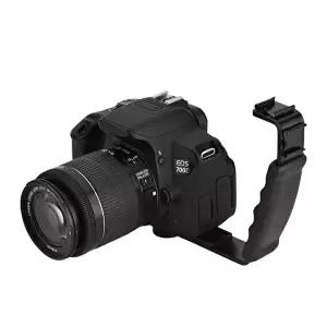 고프로 액션캠 호환 카메라 모니터 마이크 핫슈 연장 마운트 홀더 그립 L (KYR-W4AF3FC)