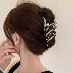 메탈 집게핀 헤어 집게 올림머리 악세사리 여자 헤어 집게핀