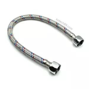 화장실 세면기 냉온수 물공급호수 유연한 긴 고압호스세면기50cm 셀프수리 욕실