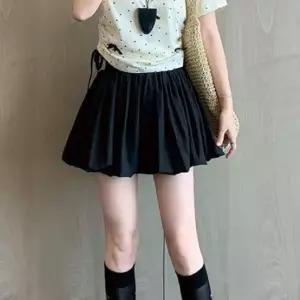 [라일리여성의류] Rly 속바지 펌킨 호박 숏 미니스커트 스커트 벌룬 치