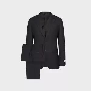 [롯데백화점]본 남성 S/S 스트레치 크리스피노 인디고 기본정장세트 BN4SJA003PA103WI