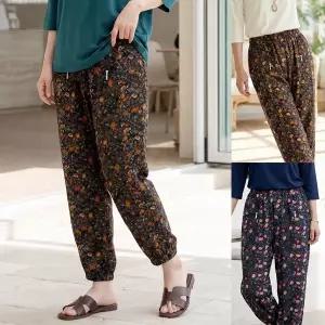 [엄마옷 로즈맘] 세비꽃나염밴딩바지