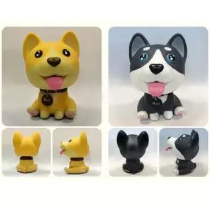 흔들흔들 쉐이킹 도기 강아지 귀여운 차량 포인트소품자동차 실내 인테리어 용인형 액세서리 악세서리 악세