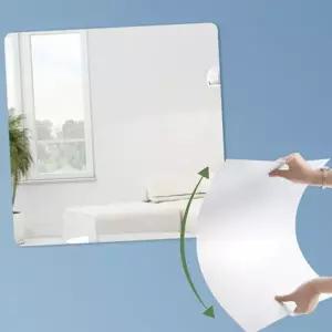 벽면 거울 인테리어 붙이는 욕실 벽 거울 안전 드레스 가정용 화장실 현관 전신