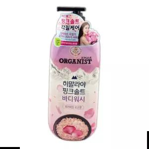 바디클렌져 온더바디 오가니스트 핑크솔트 바디워시 로즈향 865ml