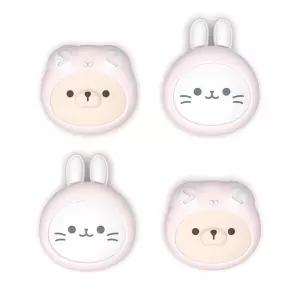 닌텐도 스위치 2용 플레이바이탈 엄지 그립 카와이 실리콘 조이스틱 캡(4팩) - 조이콘 귀여운 액세서리