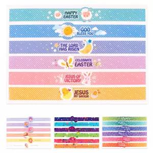 NEW 계란꾸미기 부활절 띠지스티커 달걀장식 30개용 6170