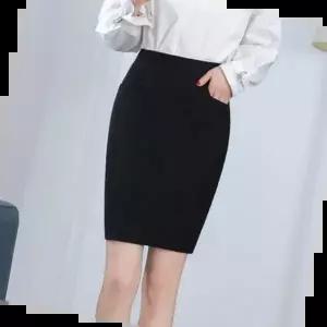 정장스커트 H라인 오피스룩 뒷트임 정장치마 면접 올