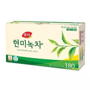 동서 현미녹차 180T 티백 음료 차백 백차