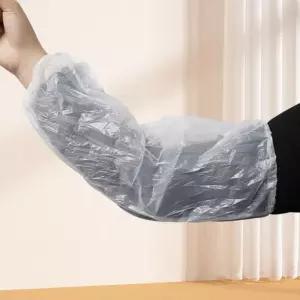 비닐 화이트 위생 일회용 100개입 방수팔토시 일회용 팔토시