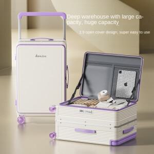 28인치 대호환용량 수하물 1:9 딥 웨어하우스  PC 와이드 핸들 캐리어 기내호환용