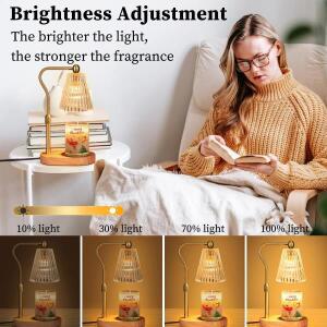 타이머 조광기 가능한 있는 캔들 램프, 새 집 포함되지 않음