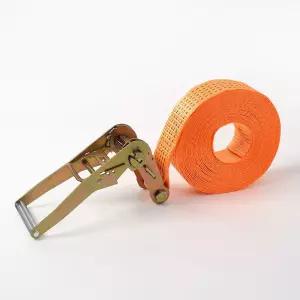 6M 라쳇바 화물고정 깔깔이 폭50mm 벨트 차깔깔이 라쳇 자동 밴드 오토이끈 전거 로프 짐고정 탄력